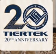 TierTek 20th anniversary badge